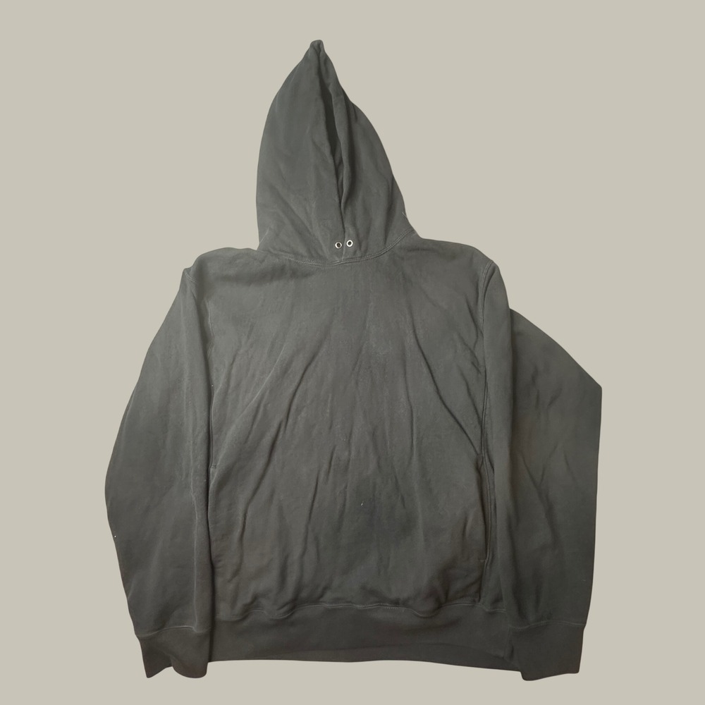 Uniqlo Hoodie Mens L 341-475378 Black French Terry Pullover Sweatshirt